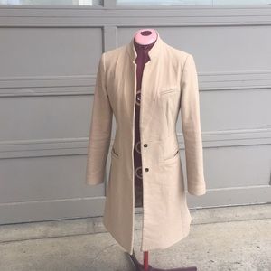 Mango Cream Blazer Coat